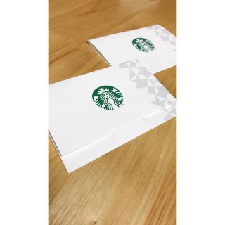 スターバックスコーヒー(Starbucks Coffee)のギフトカード封筒(ラッピング/包装)