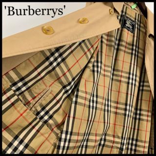 バーバリー(BURBERRY)のBURBERRY バーバリー ステンカラーコート キャメル クリーニング済(ステンカラーコート)