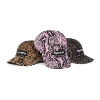 シュプリーム(Supreme)のsupreme snakeskin corduroy camp cap(キャップ)