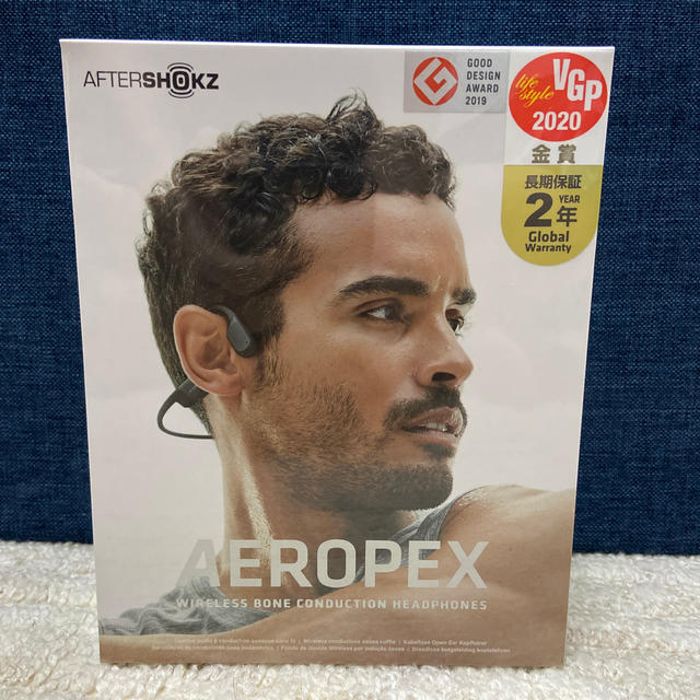 ブルートゥース【新品未使用】 AFTERSHOKZ AEROPEX COSMIC BLACK