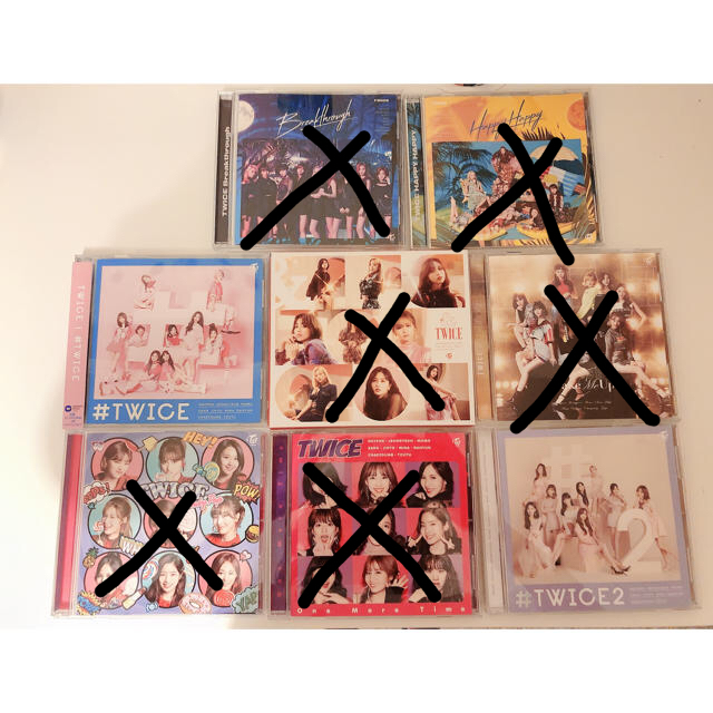 Waste(twice)(ウェストトゥワイス)のTWICE ＣＤ 【hctry様 専用】 エンタメ/ホビーのCD(K-POP/アジア)の商品写真