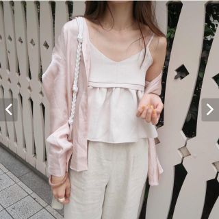 スナイデル(SNIDEL)のshoponpon flare camisole フレアキャミソール(キャミソール)