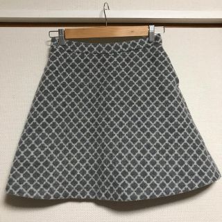 ロペピクニック(Rope' Picnic)の【ROPE PICNIC】スカート (グレー) ☆美品☆ ※処分前最終値引き(ひざ丈スカート)