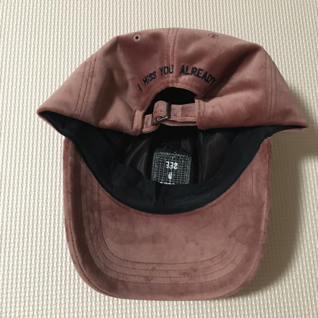 ベロア　キャップ　帽子 レディースの帽子(キャップ)の商品写真