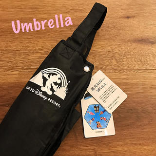 ディズニー(Disney)のディズニー　折りたたみ傘　実写　晴雨兼用(日用品/生活雑貨)