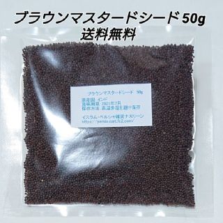 ブラウンマスタードシードホール50g(調味料)