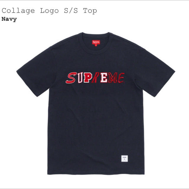 supreme collage  Logo S/S Topトップス