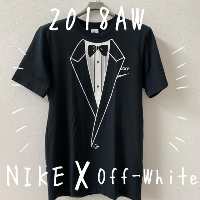 【美品】OFF-WHITE×NIKE 2018AW NRG A6 Tee 黒