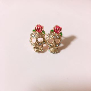 ジャスティンデイビス(Justin Davis)のRomantic skull ピアス【2点のみ】(ピアス)