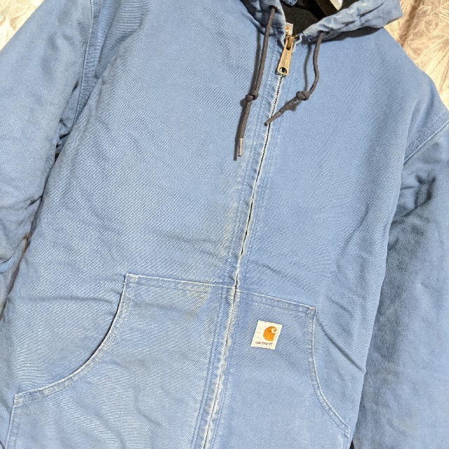 carharttカーハート デニムZIPパーカー ダックジャケット