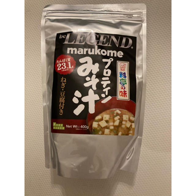 be LEGEND(ビーレジェンド)の味噌汁プロテイン マルコメ 食品/飲料/酒の健康食品(プロテイン)の商品写真