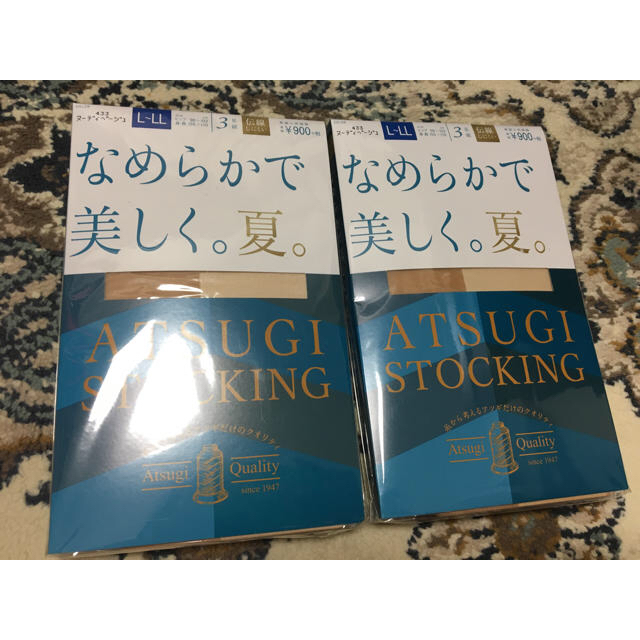 Atsugi(アツギ)の新品未開封　アツギ　ストッキング　3足組×2 レディースのレッグウェア(タイツ/ストッキング)の商品写真