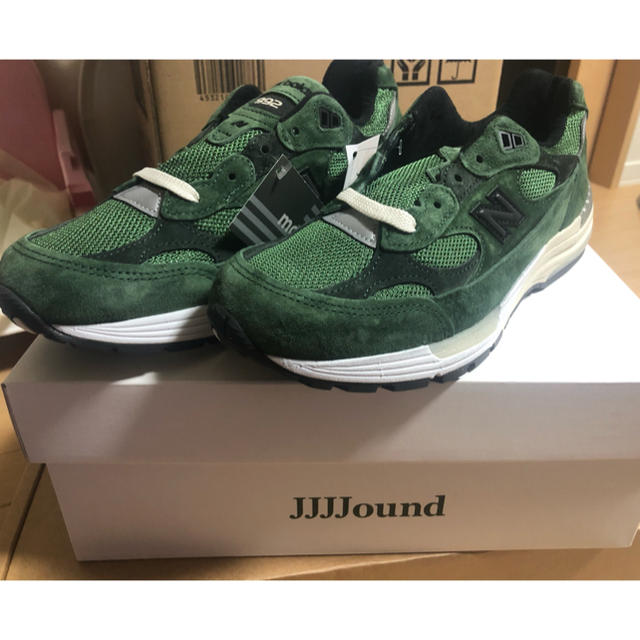 New Balance(ニューバランス)の26cm New Balance jjjjound M992 JJ Green  メンズの靴/シューズ(スニーカー)の商品写真