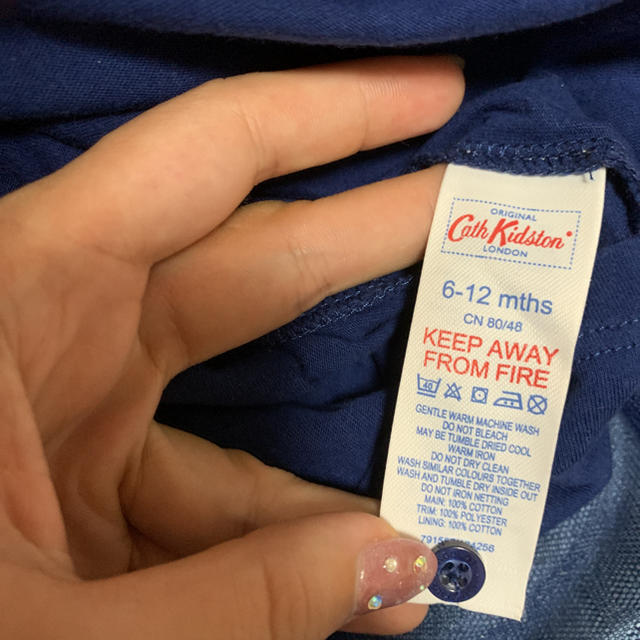 Cath Kidston(キャスキッドソン)のCathKidstonワンピース美品 キッズ/ベビー/マタニティのベビー服(~85cm)(ワンピース)の商品写真