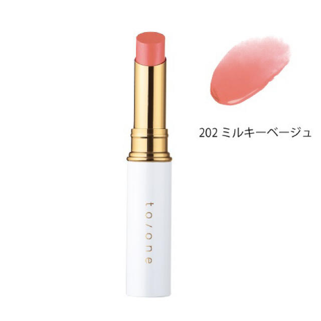 Cosme Kitchen(コスメキッチン)のto/one ペタル エッセンス リップ 202 ミルキーベージュ コスメ/美容のベースメイク/化粧品(口紅)の商品写真