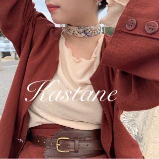 カスタネ(Kastane)の新品¥7678【Kastane】コットンリネンジャケット(テーラードジャケット)