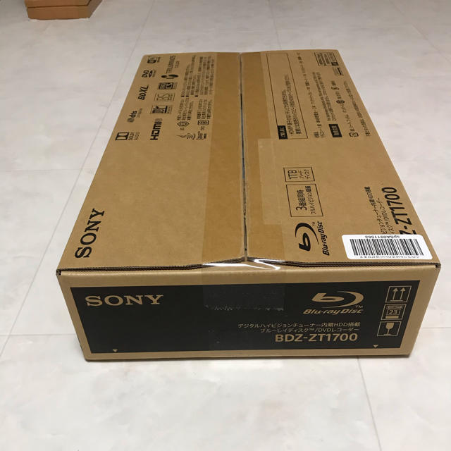 SONY(ソニー)のSONY BDZ-ZT1700 ブルーレイレコーダー(1TB) スマホ/家電/カメラのテレビ/映像機器(ブルーレイレコーダー)の商品写真