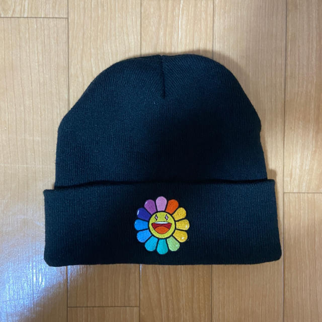 村上隆　カイカイキキ　ニット帽 レディースの帽子(ニット帽/ビーニー)の商品写真