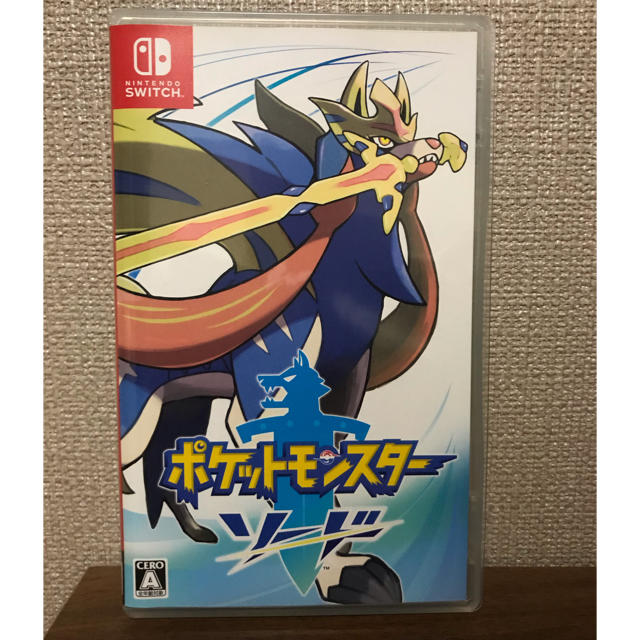 ポケモン(ポケモン)のポケットモンスター　ソード エンタメ/ホビーのゲームソフト/ゲーム機本体(家庭用ゲームソフト)の商品写真