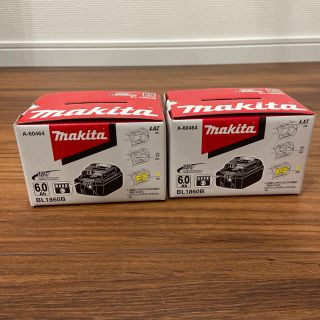 マキタ(Makita)の新品　マキタ　純正バッテリー　ＢＬ1860Ｂ　18V 6.0Ah(バッテリー/充電器)