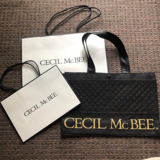 セシルマクビー(CECIL McBEE)の【新品未使用】セシルマクビー　ショップ袋3枚セット(ショップ袋)