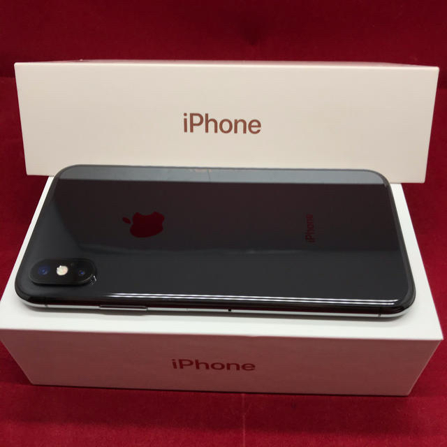 SIMフリー iPhoneX 64GB ブラック 極美品 1