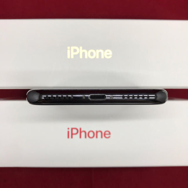 SIMフリー iPhoneX 64GB ブラック 極美品 3
