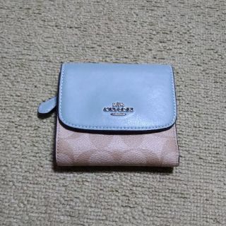 コーチ(COACH)の【コーチ】折財布【小さい財布】シミあり(財布)