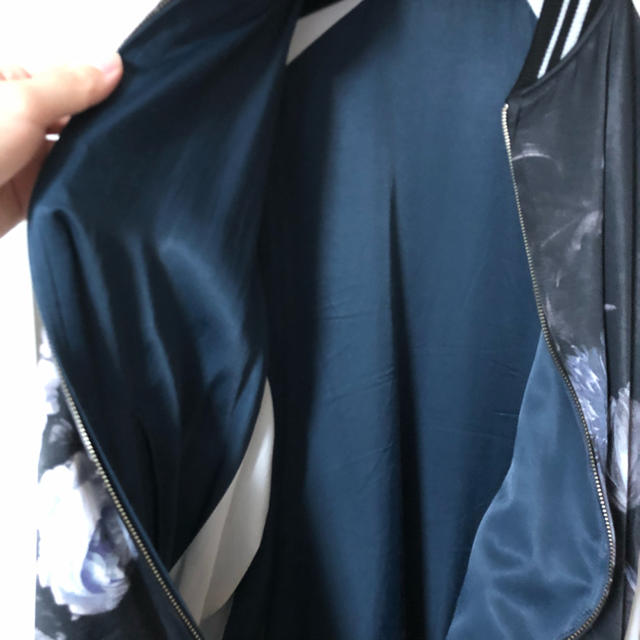 LADMUSICIAN 44 花柄 18SS スカジャン 美品 青 ブルー 【限定品】 www