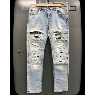 エイチアンドエム(H&M)のsakaki様専用 H&M skinny crushed biker denim(デニム/ジーンズ)