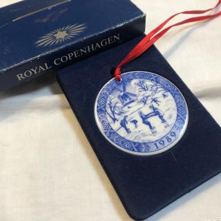 ロイヤルコペンハーゲン(ROYAL COPENHAGEN)のロイヤルコペンハーゲン　ミニクリスマスプレート(陶芸)