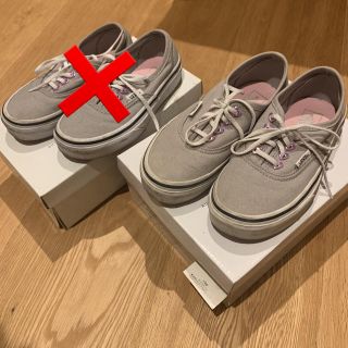 ヴァンズ(VANS)のk.e.i様専用【レア】vans オーセンティック　スニーカー　18㎝(スニーカー)