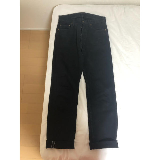 levis black denim USA 刻印525 31×30