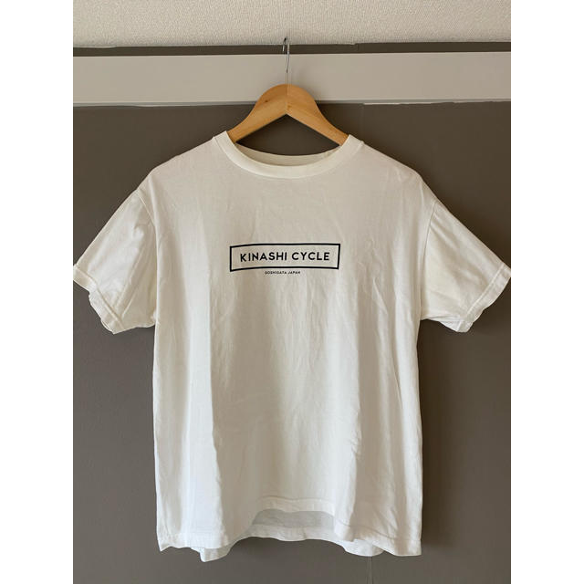 木梨サイクル  Tシャツ  M   ボックスロゴ  ホワイト メンズのトップス(Tシャツ/カットソー(半袖/袖なし))の商品写真