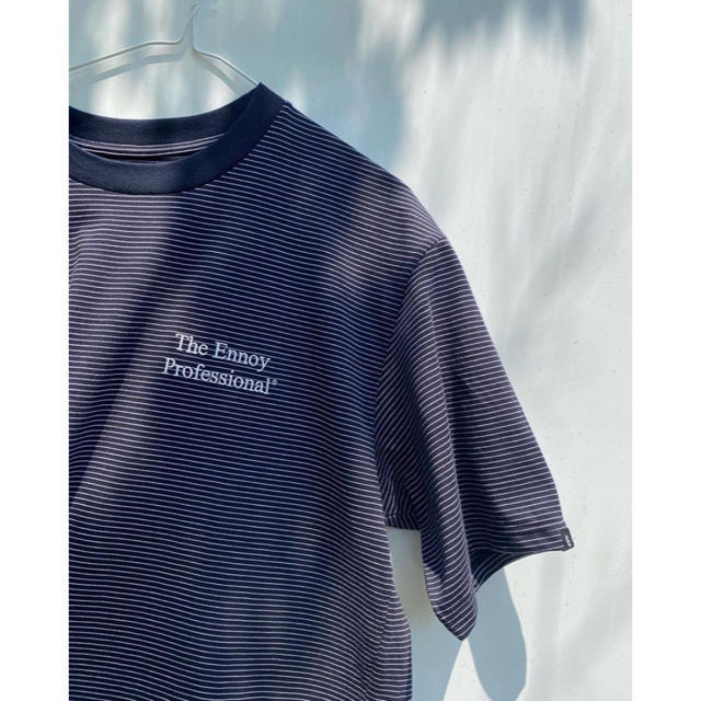 Ennoy BORDER TEE M navy Tシャツ ボーダー-eastgate.mk