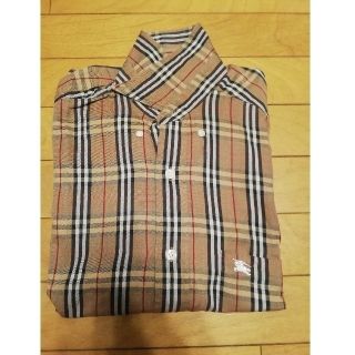 バーバリー(BURBERRY)のバーバリー　メンズs 　ロングチェックシャツ(シャツ)