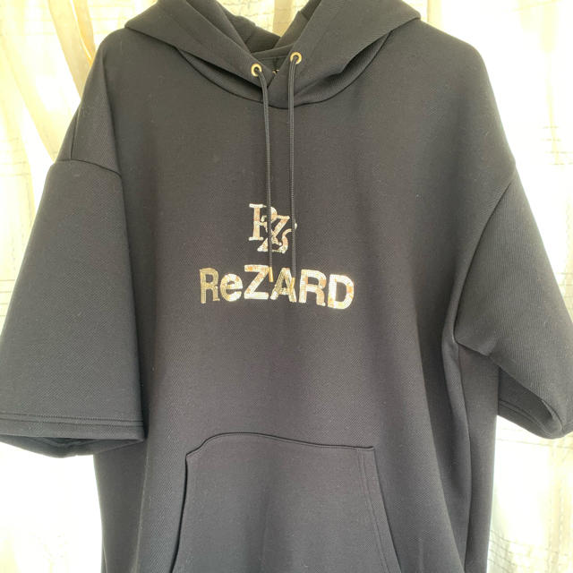 ReZARD】Sequin Short-sleeve Hoodie ヒカル - パーカー