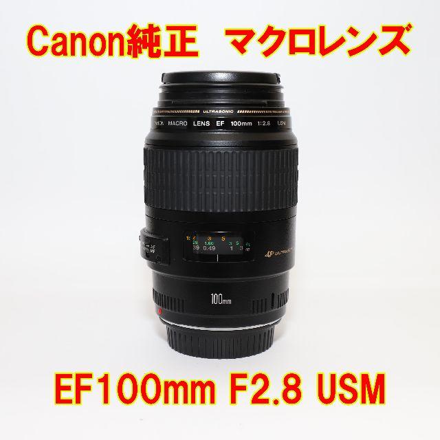 【マクロレンズ】Canon Macro EF100mm F2.8レンズキャップレンズキャップ