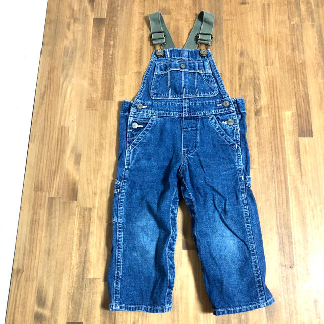 GAP Kids(ギャップキッズ)のbaby GAP デニム　オーバーオール  90 キッズ/ベビー/マタニティのキッズ服男の子用(90cm~)(パンツ/スパッツ)の商品写真