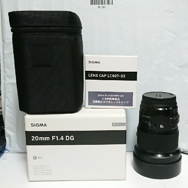 ★大人気商品★ SIGMA マウント Canon Art DG F1.4 20mm SIGMA - レンズ(単焦点)
