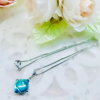 バカラ(Baccarat)のバカラ　メディチ　アクアミラー　ネックレス　B accarat ペンダント(ネックレス)