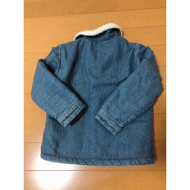 Gジャン デニムジャケット モコモコ（100cm） キッズ/ベビー/マタニティのキッズ服男の子用(90cm~)(ジャケット/上着)の商品写真