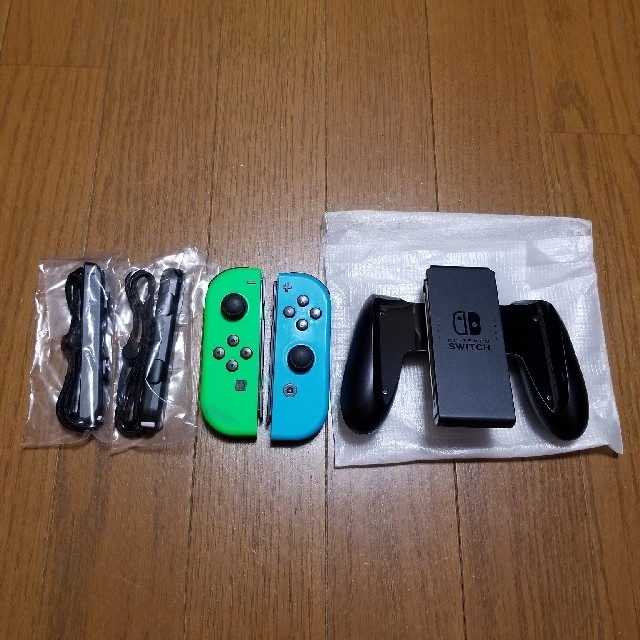 ★新品&set★switch ジョイコン  +グリップ+ストラップセット