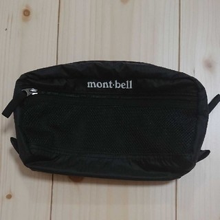 モンベル(mont bell)のmont-bell モンベル アウトドア キャンプ ポーチ ブラック 小物入れ(登山用品)