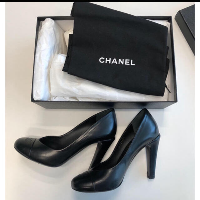 CHANEL(シャネル)のCHANEL シャネル パンプス ブラック レディースの靴/シューズ(ハイヒール/パンプス)の商品写真