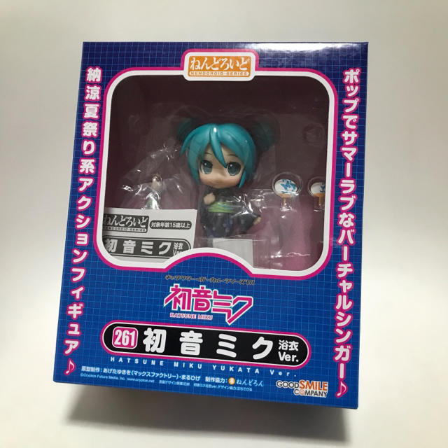 GOOD SMILE COMPANY(グッドスマイルカンパニー)の開封超美品 ねんどろいど 261 初音ミク 浴衣Ver. エンタメ/ホビーのフィギュア(アニメ/ゲーム)の商品写真