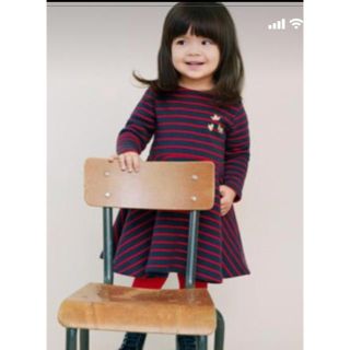 プチバトー(PETIT BATEAU)の値下げ！プチバトーマリニエール24m(ワンピース)