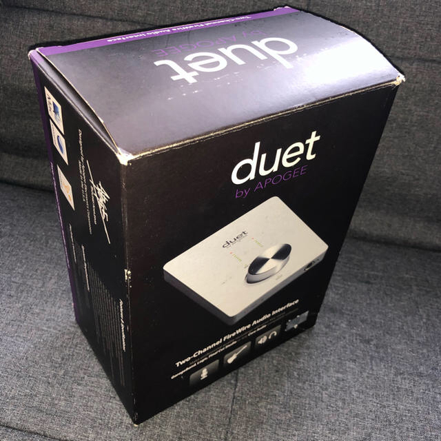 Apogee duet オーディオインターフェース