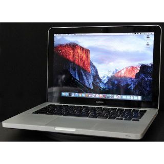 マック(Mac (Apple))の☆MacBook2008/13インチ★ダブルOS★だけどジャンク(ノートPC)