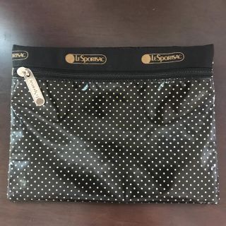 レスポートサック(LeSportsac)の未使用  レスポートサック  ポーチ  黒　金ドット(ポーチ)